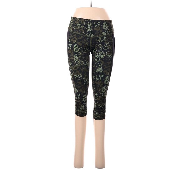 LULULEMON ATHLETICA Fleur Sombre Olive Black Stop At...